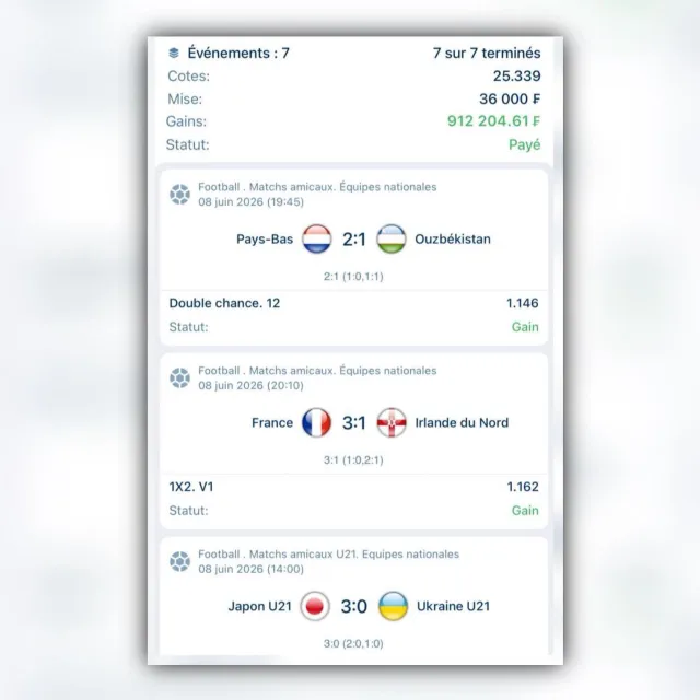 Résultat